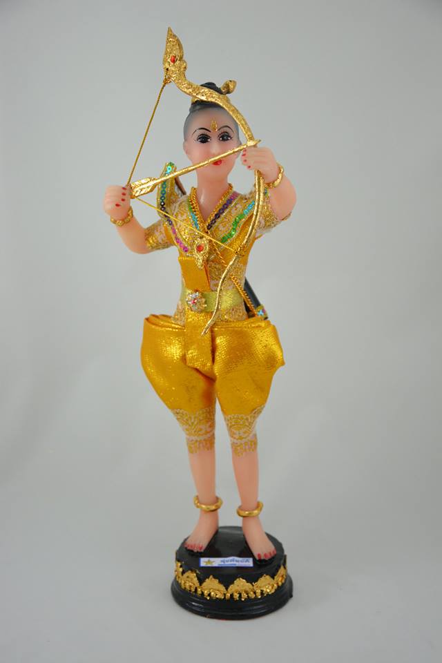 กุมารผ้ายก สูง 16" (สั่งสีสังแบบได้ตามต้องการ)
