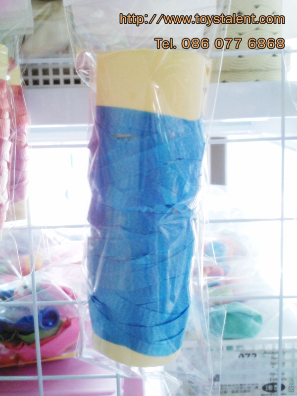 ริบบิ้น สีฟ้า สำหรับผูกลูกโป่ง ยาว 10 เมตร - Ribbon Blue Sky Color For Balloon