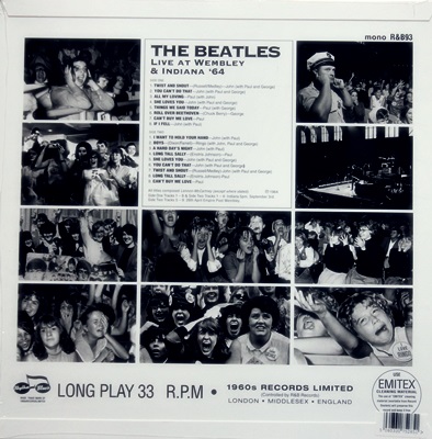 The Beatles - LiveAt Wembley & Indiana 64 1Lp N.