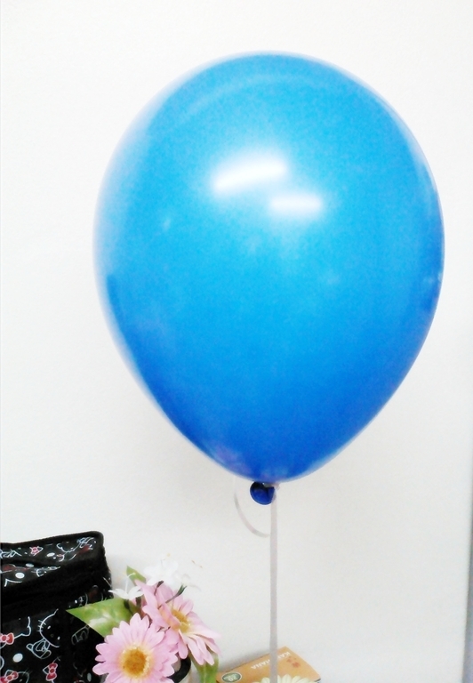 ลูกโป่งกลม สีน้ำเงิน ไซส์ 10 นิ้ว แพ็คละ 10 ใบ (Round Balloons Size 10" - Standard Deep Blue Color)