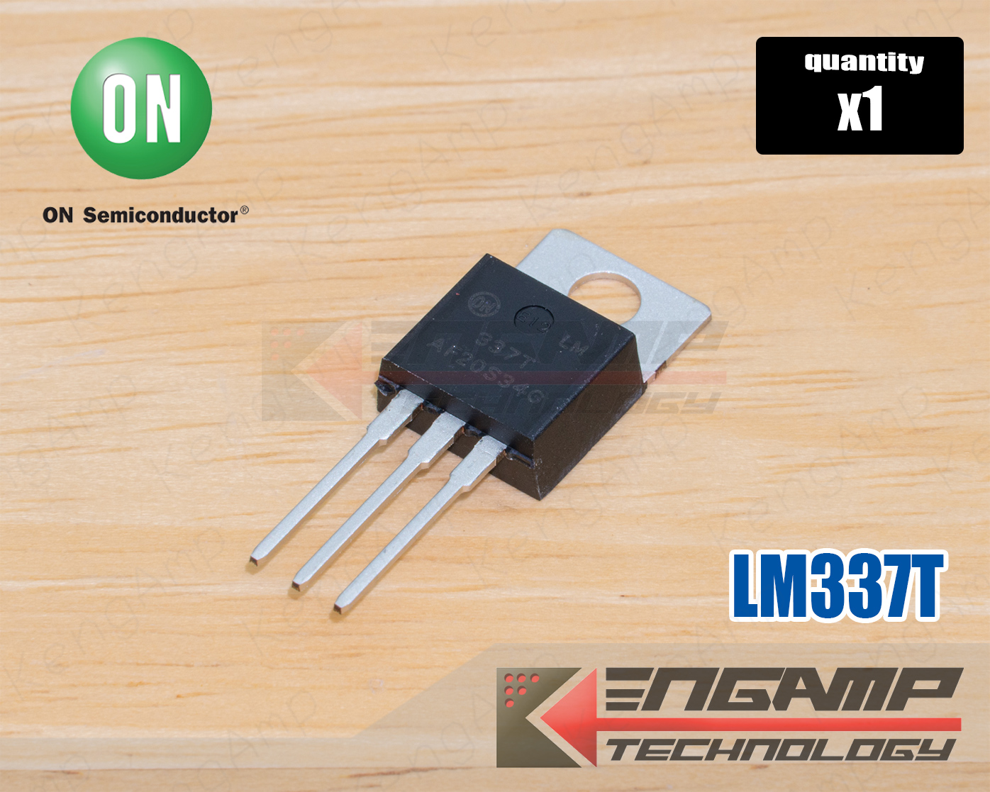 (1ตัว) [IC] LM337 ONSEMI ADJ Negative Voltage Regulator