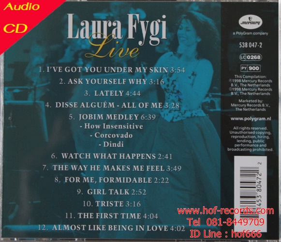 Used CD Laura Fygi (VG++ ) Netherlands
