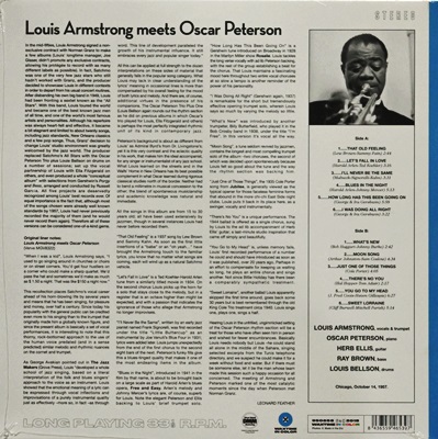 Louis Armstrong - Meets Oscar Peterson 1Lp N.