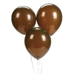 ลูกโป่งกลม สีน้ำตาลช็อคโกแล็ต ไซส์ 6 นิ้ว แพ็คละ 10 ใบ (Chocolate Color Round Balloon Size 6")