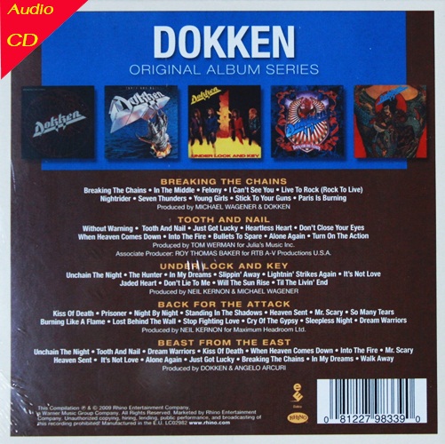 Dokken Boxset 5 Cd N.