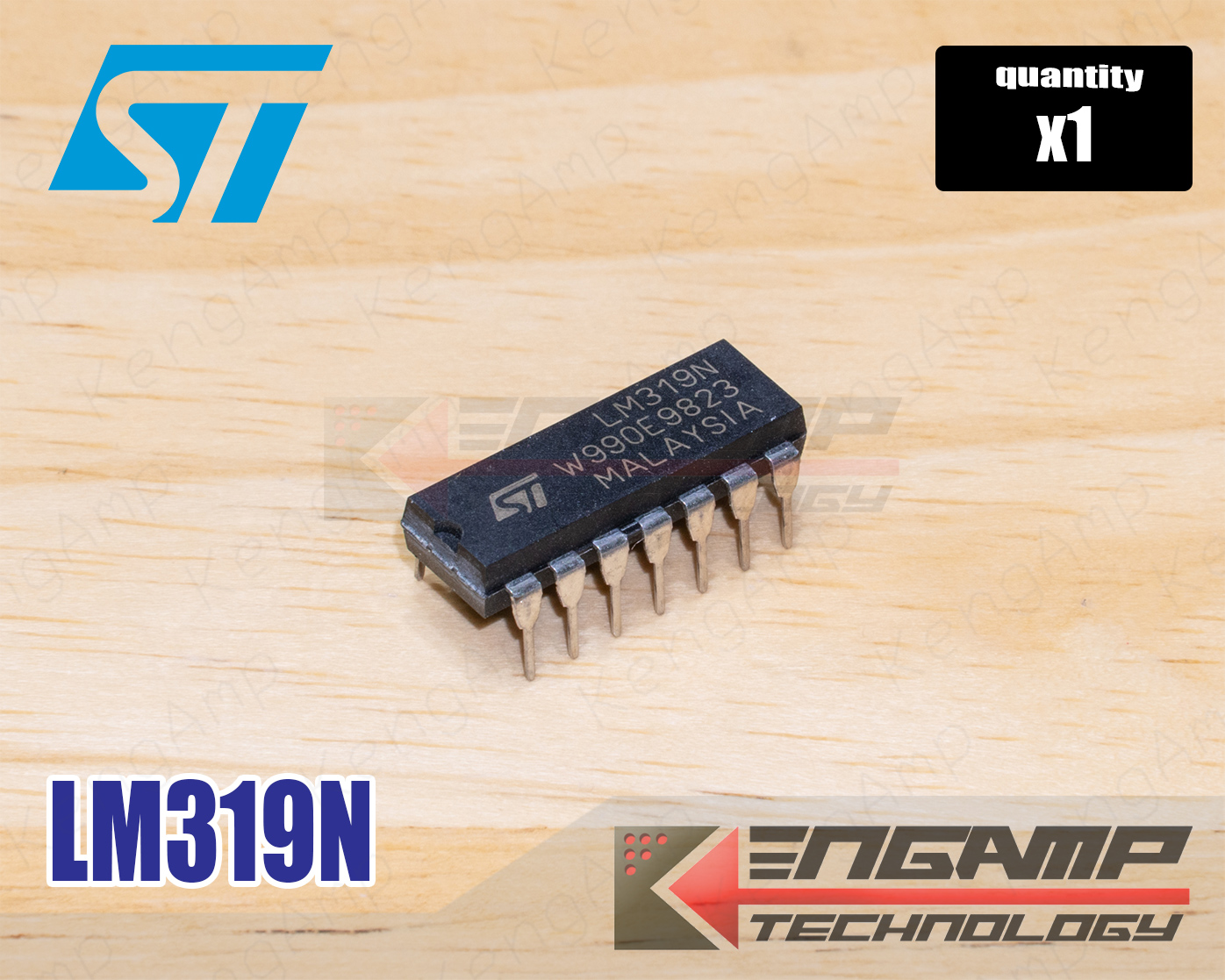 (1ตัว) [IC] LM319N LM319 ST HIGH SPEED DUAL COMPARATORS