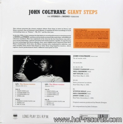 John Coltrane - Giant Steps 2Lp N.