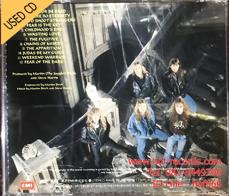 Iron Maiden - fear of the Dark (๋ JP) Used CD 1 CD VG++