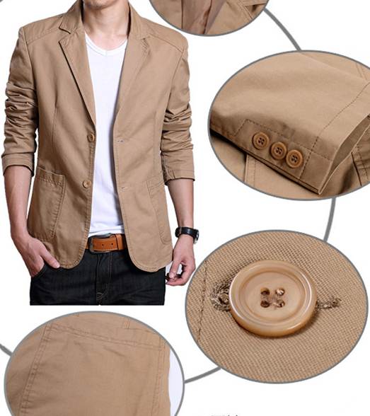 สูทผู้ชาย เสื้อสูทแฟชั่นชาย ใหญ่พิเศษ สลิมฟิต ติดกระเป๋า Size No.42-44 รอบอกนิ้ว ดำ