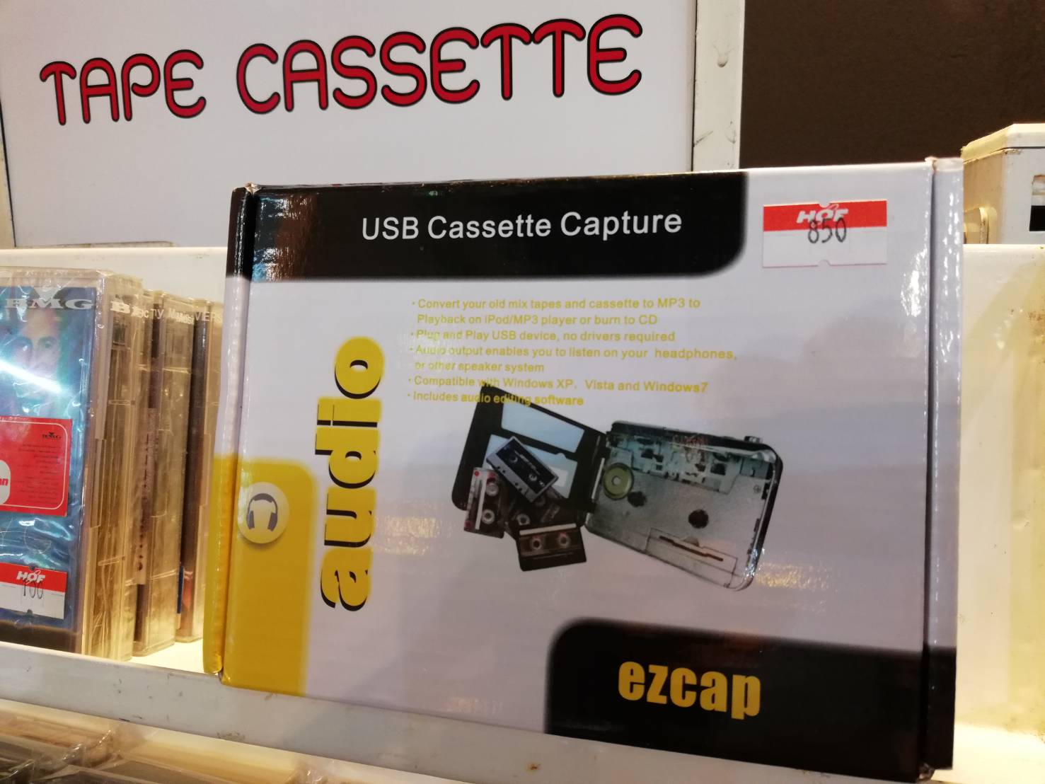 เครื่องเล่น Tape Cassette แบบพกพา Ezcap