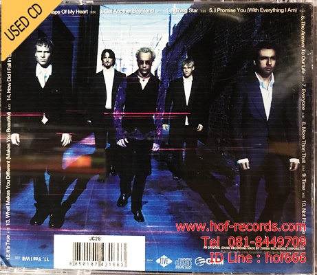 Backstreet Boys - Black&Blue ( Thai) Used CD 1 Dise VG++