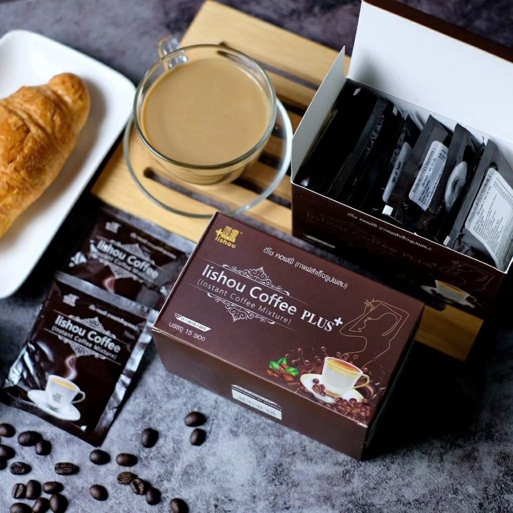 กาแฟ ลิโซ่ + พลัส อี่โช คอฟฟี่ Iishou Coffee (1กล่อง 15 ซอง)