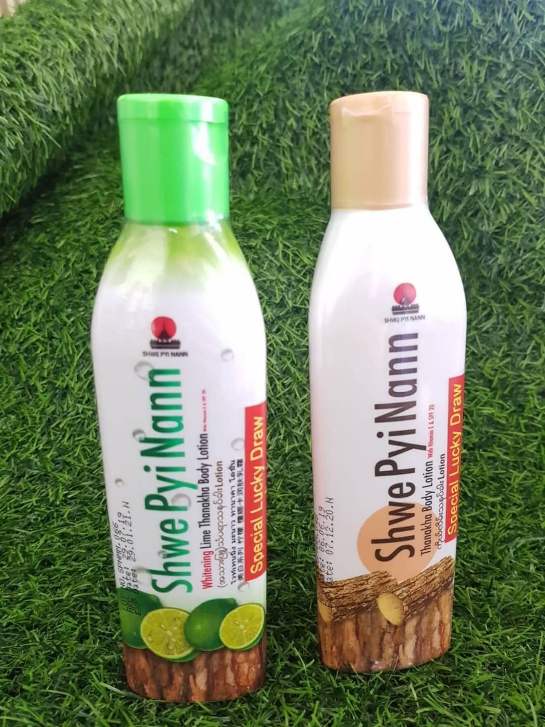โลชั่นทานาคา ผสมกันเเดด SPF20 Shwe Pyi Nann ThanaKha Body SpF20