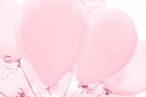ลูกโป่งกลม เนื้อพาสเทล สีชมพูอ่อน ไซส์ 10 นิ้ว แพ็คละ 10 ใบ (Round Balloons - Pastel Pink Color 10")