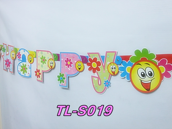 ธงประดับงาน Happy Birthday / Item No. TL-S019