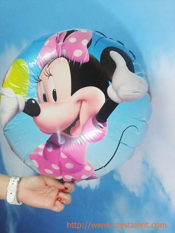 ลูกโป่งฟลอย์ลาย Minnie Mouse ทรงกลม / Item No. TL-A064 B