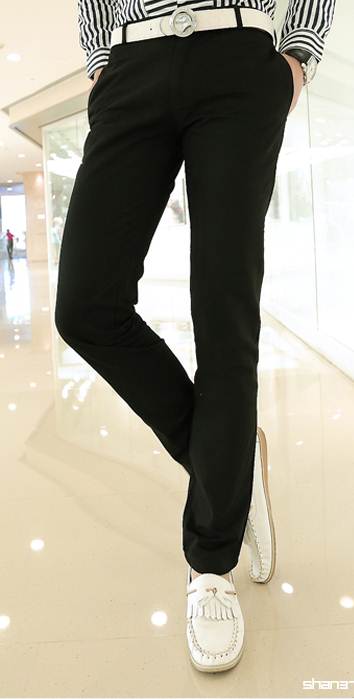 เอี๊ยมกระดุม++ กางเกงสแล็คแฟชั่น เอี๊ยม No.31 32-33 ฟ้า ขาว กากี ดำ