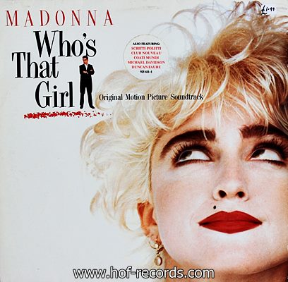Madonna - Who's That Girl St 1987 1lp New