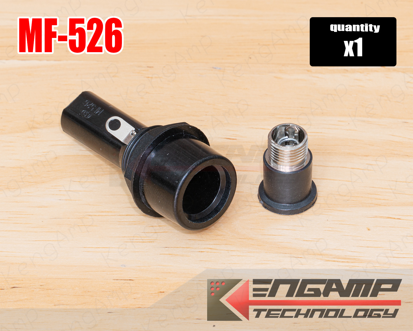 (1ตัว) [FUSE] กระบอกฟิวส์อย่างดี MF-526 สำหรับฟิวส์ขนาด 6x30mm เกรด JAPAN