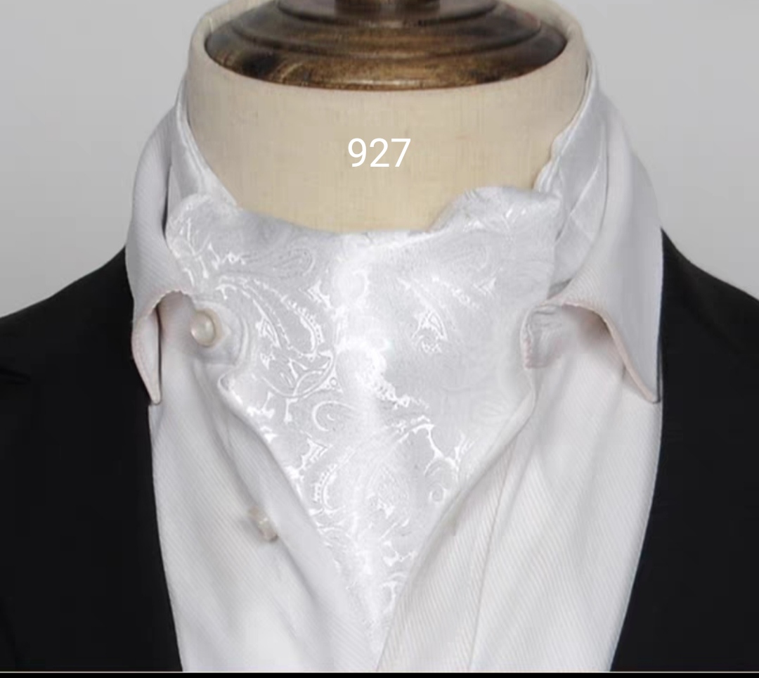 ผ้าผูกคอ ผ้าพันคอ ไทผูกคอ ไหมซาติน เล่นลาย คละแบบ สี ระบุรหัส