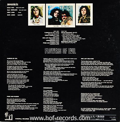Mountain - Flowers Of Evil 1971 1lp