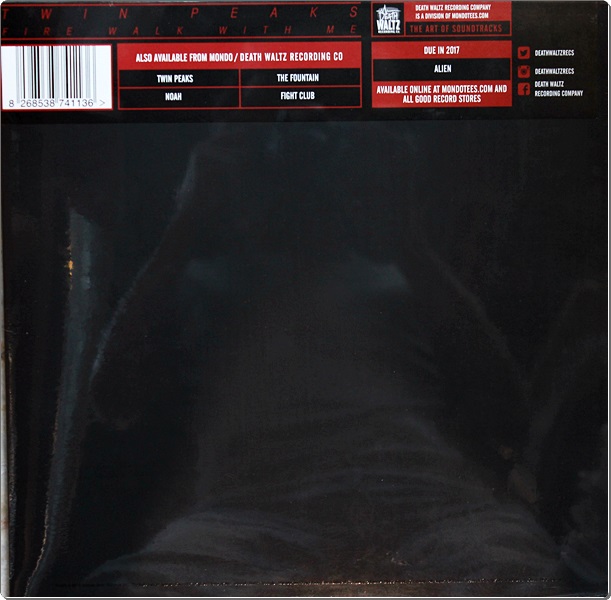 Twin Peaks - Fire Walk With Me Ost. 2Lp New