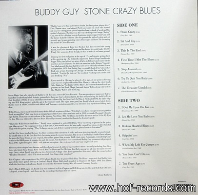 Buddy Guy - Stone Crazy Blue 1Lp New