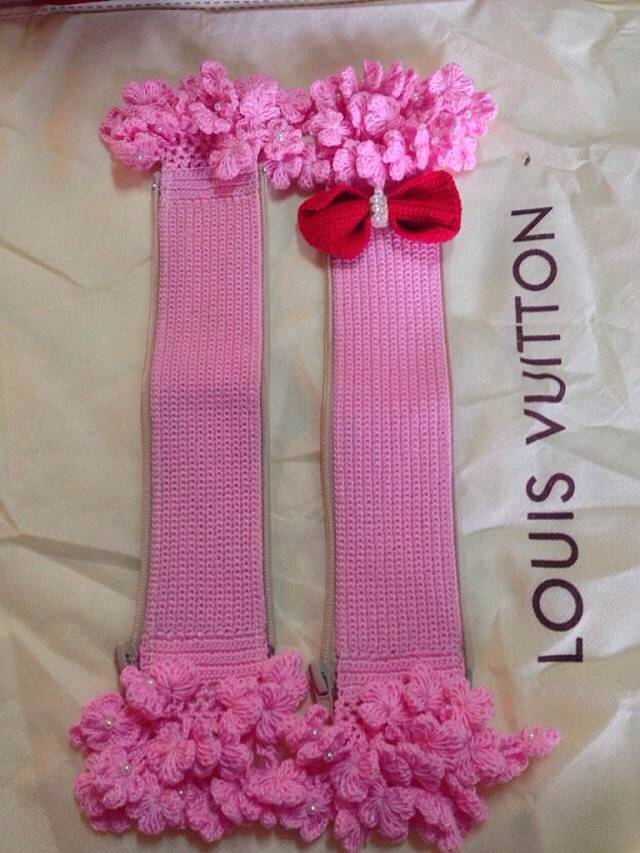 ไหมหุ้มหูกระเป๋า คอลเลคชั่น สีชมพู