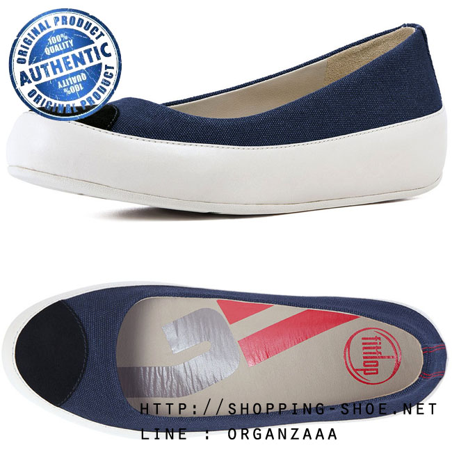 Fitflop Due Canvas Navy ของแท้ นำเข้าจาก USA และ UK