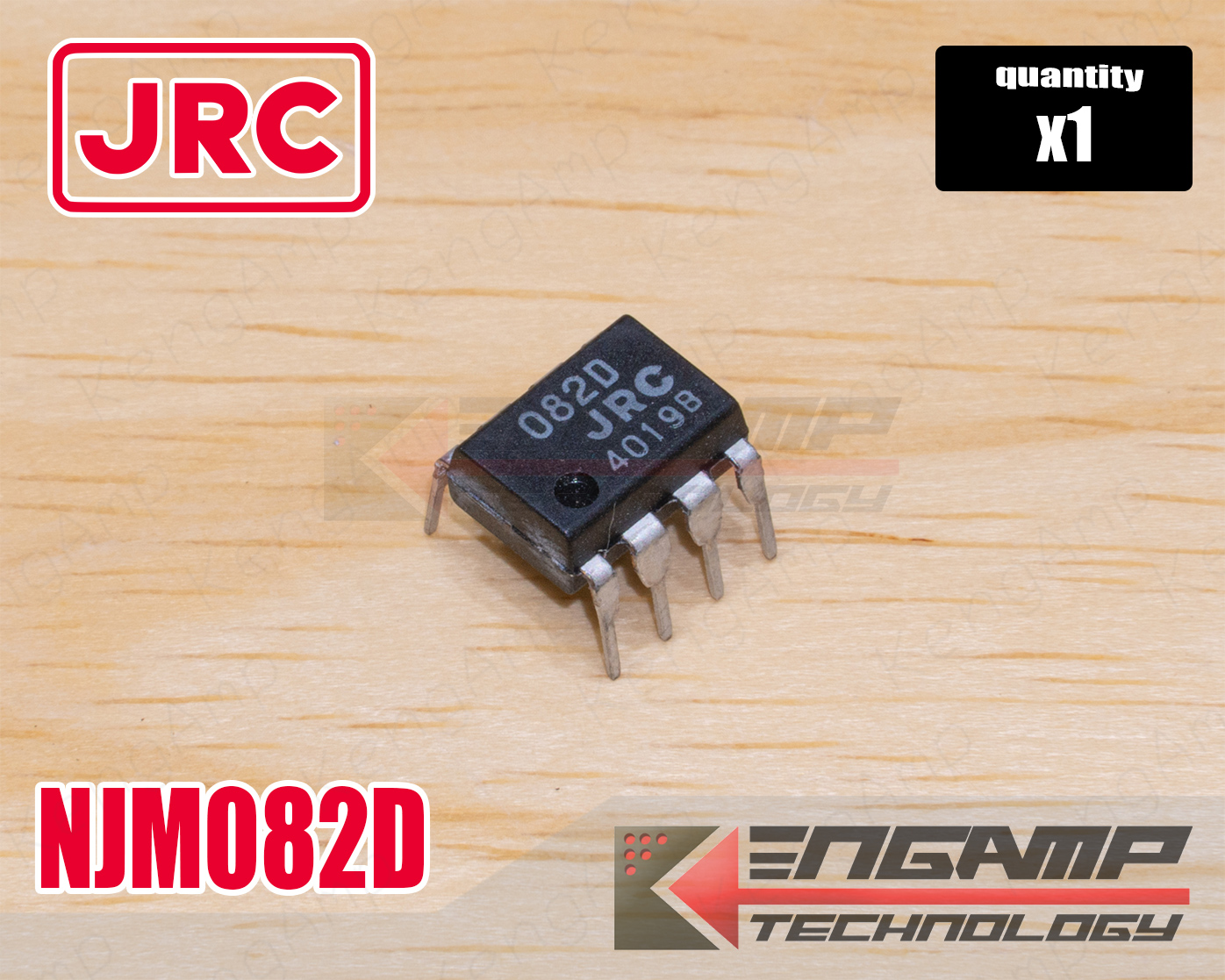 (1ตัว)[IC] NJM082D JRC Dual J-Fet Input OP-AMP