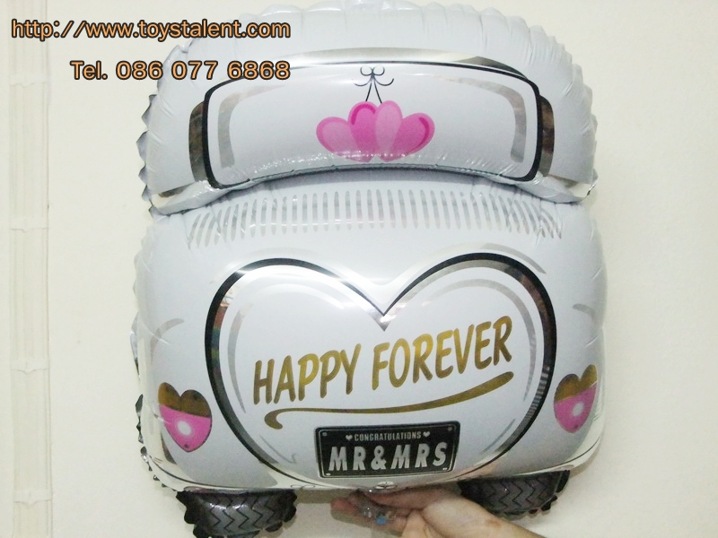 ลูกโป่งฟลอย์แต่งงาน Happy Forever Mr&Mrs - Wedding Foil Balloon/ Item No. TL-E014