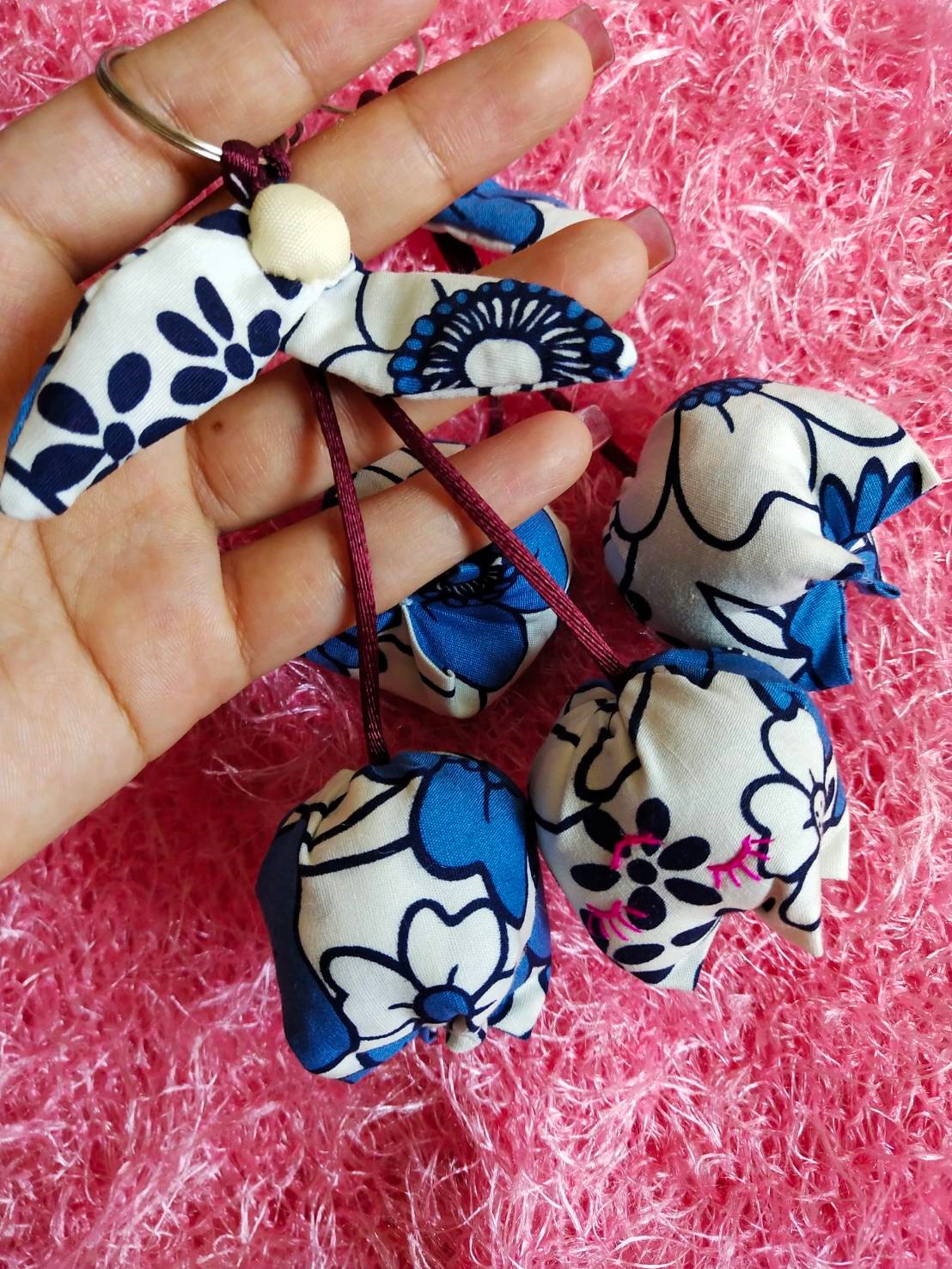 พวงกุญแจน้องยิ้มหวาน