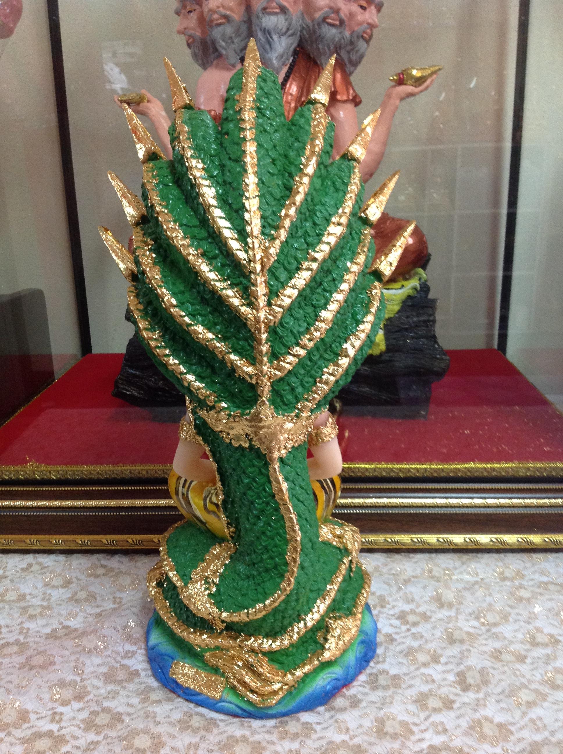 ฤาษีพญานาค 9 เศียร หน้าตัก 5"