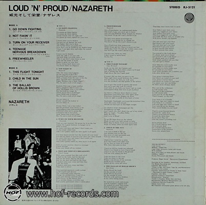 Nazareth - Loud'N'Proud 1974 1lp
