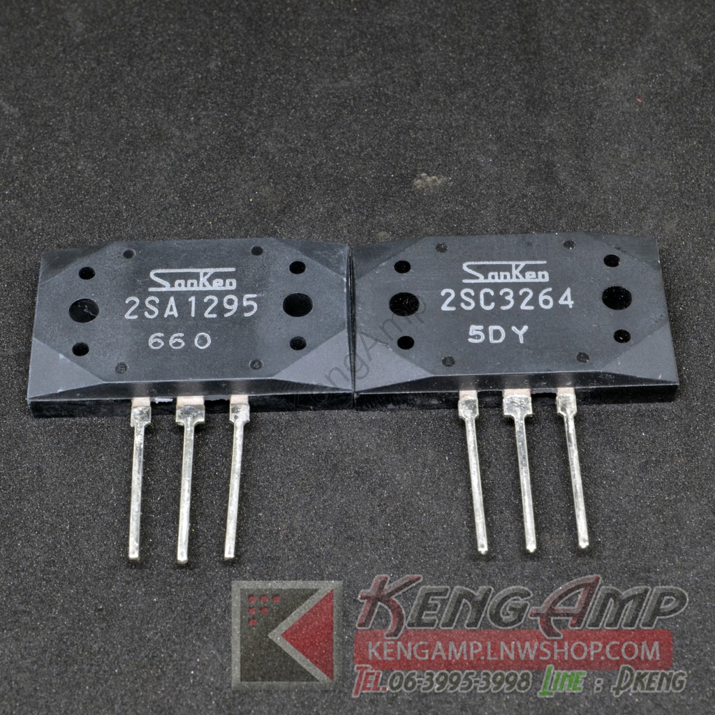 [TR] 2SA1295 + 2SC3264 SANKEN PNP NPN TR 17A 230V 200W