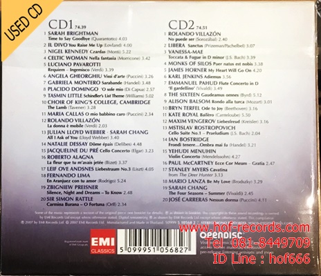 CD Classical 2008 (Thai ) Used CD 2 Dise VG++