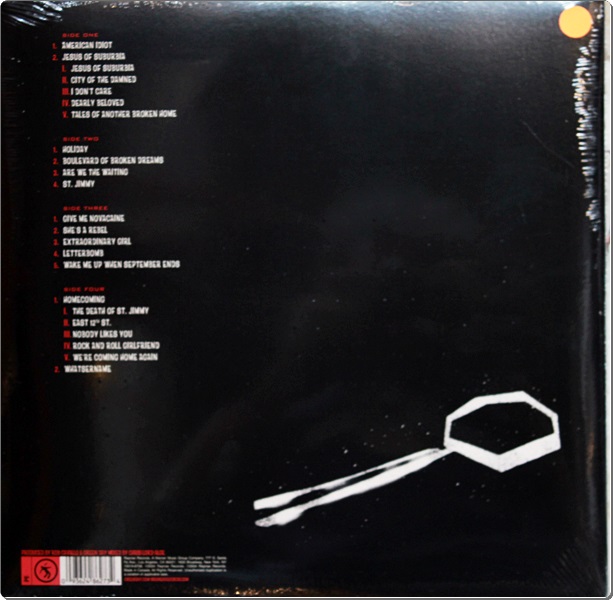 Green Day - 20th Annivwesary American Idiot (Red & Black Splatter Vinyl) 2Lp New