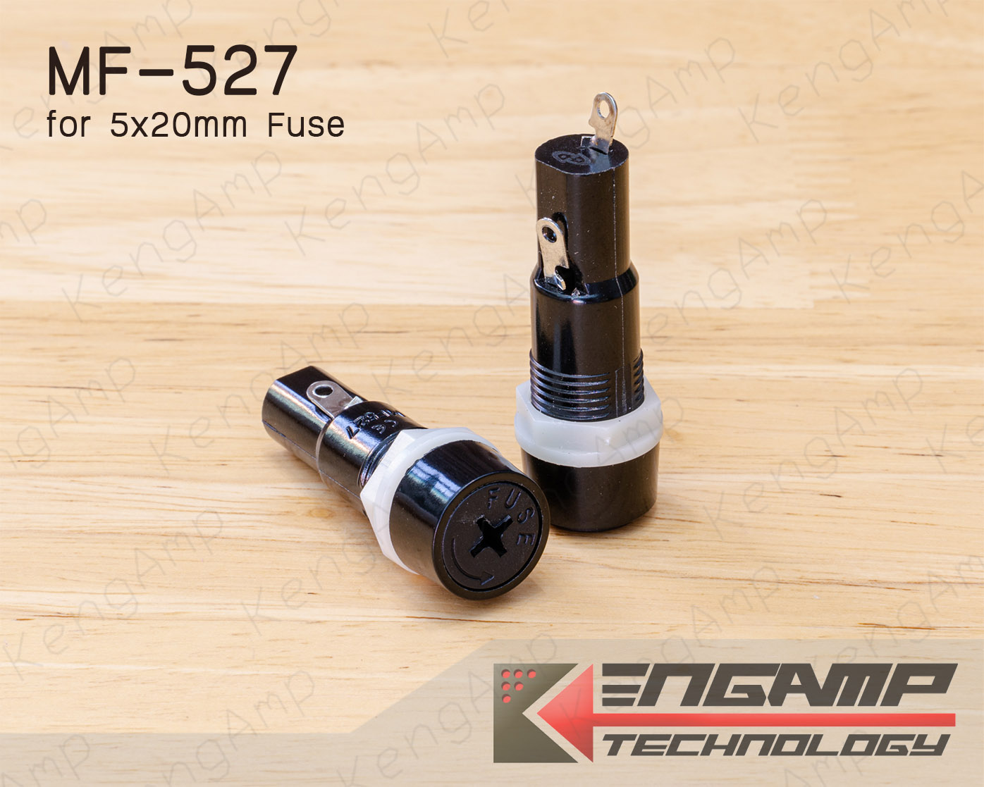 (1ตัว) MF-527 Fuse Holder กระบอกฟิวส์สำหรับฟิวส์ 5x20mm