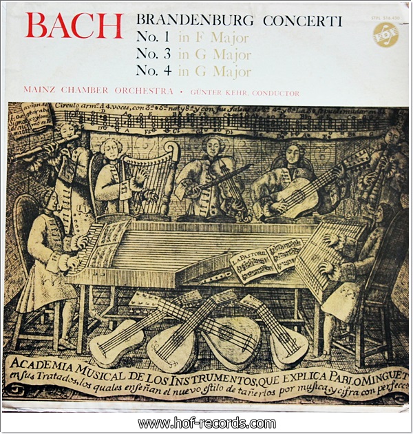 Bach - No.1 In F Major , No.3 In G Major , No.4 In G Major (USA) 1Lp VG++