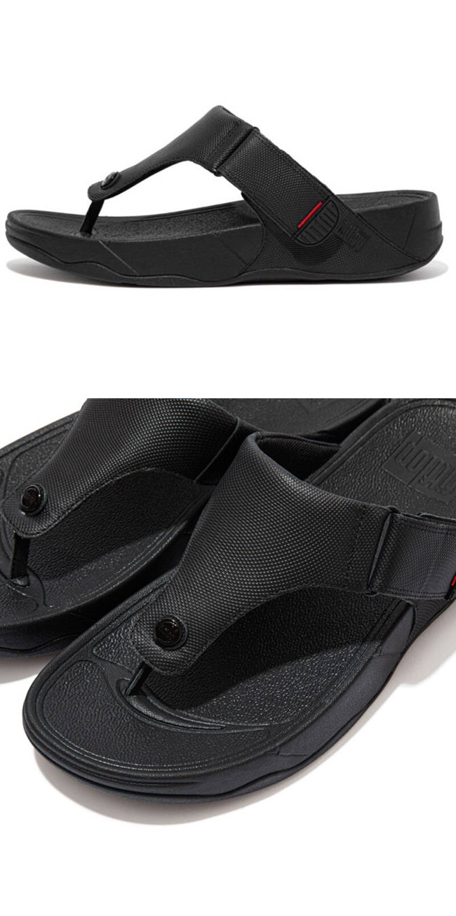 Fitflop Men's Trakk II Black ของแท้ นำเข้าจาก USA และ UK