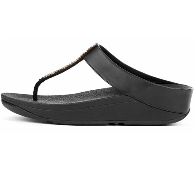 Fitflop Fino Strobe Black ของแท้ นำเข้าจาก USA และ UK