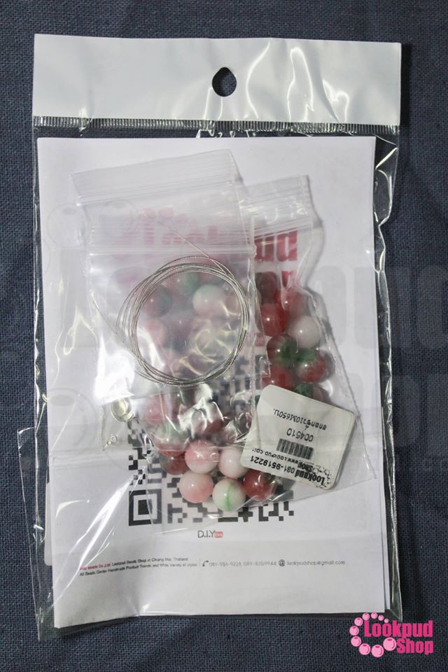 DiY idea 2 : สร้อยหินเทพประทานพรฮกล๊กซิ่ว Fu Lu Shou Stone Necklace