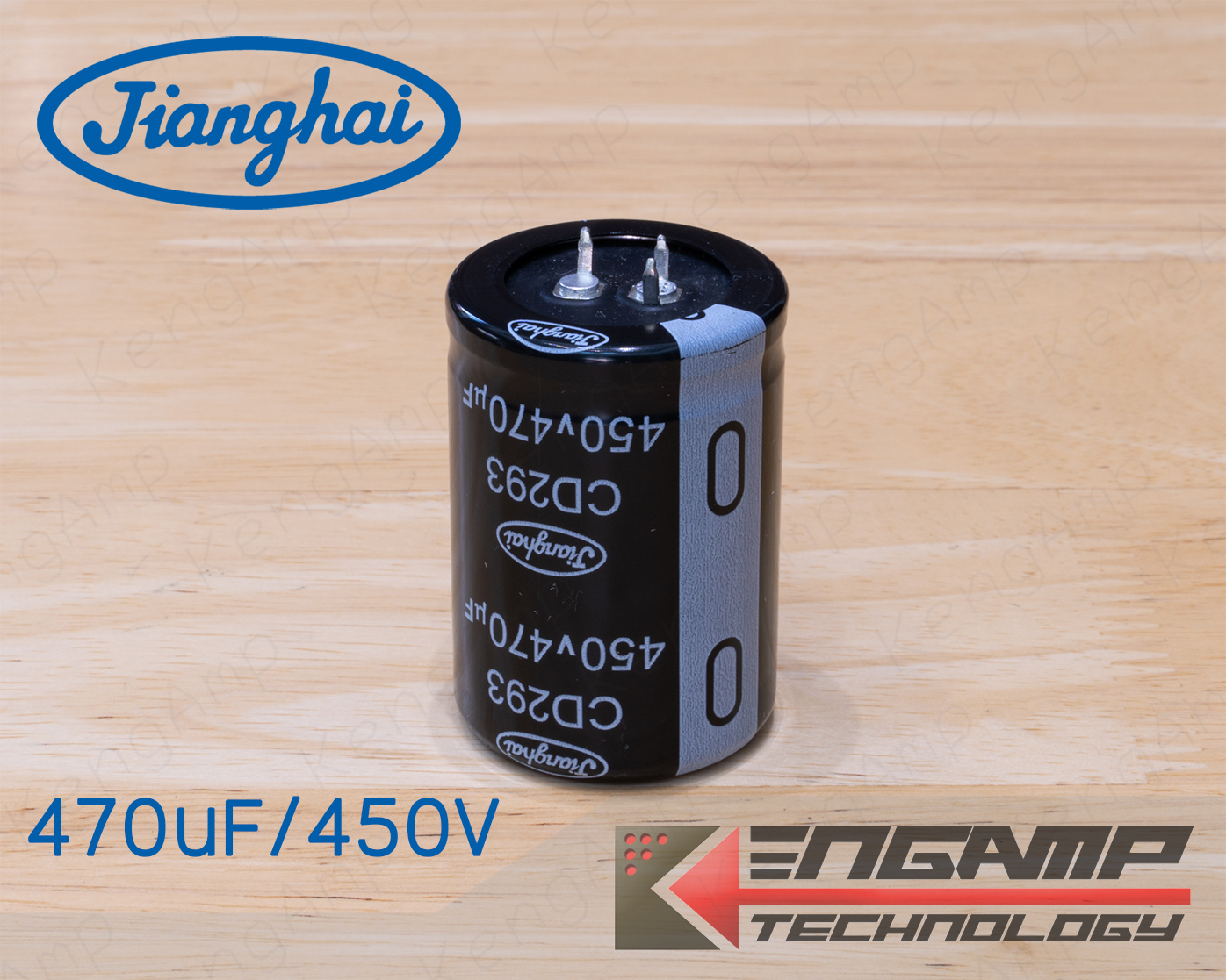 (1ตัว) [E-CAP] 470uF/450V 85C JIANGHAI CD293 ขนาด 35x50mm P=10mm