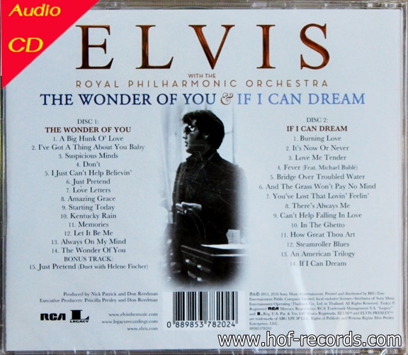 CD Elvis with the Royal Philharmonic Orchestra ( 2 dises)