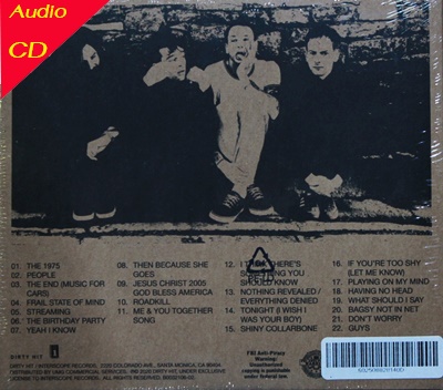 CD The 1975 - Notes on a condition form * New