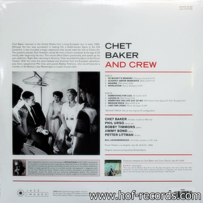 Chet Baker - And Crew 1Lp N.