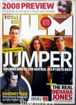 TOTAL FILM FEB 2008 - JUMPER ,SWEENEY TODD, JOHNNY DEPP