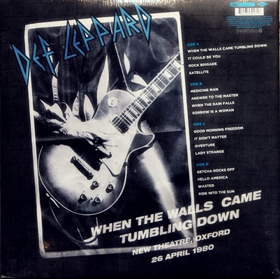 Def Leppard - When The Walls Came Tumbling Down 26 April 1980 2Lp N.
