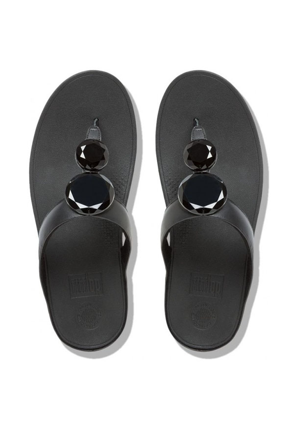 Fitflop Luna Pop Black ของแท้ นำเข้าจาก USA และ UK