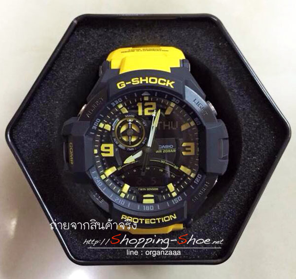 Casio G-Shock รุ่น GA-1000-9B Sky Cockpit Twin Sensor ของแท้ 100% จากญี่ปุ่น